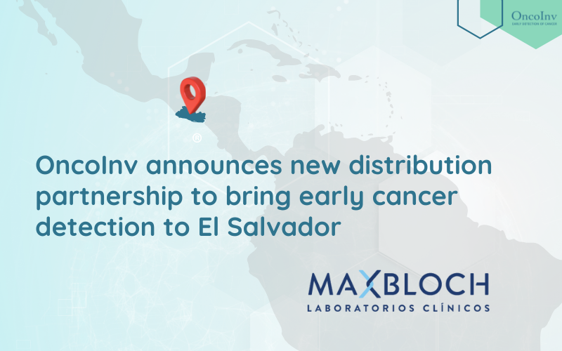 OncoInv signs distribution agreement for OncoSeek® in El Salvador